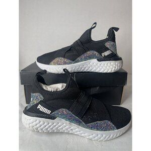 Puma Defy Mid Training Black/Sparkle Sneakers Stretch Pull-On Size 10 (Estimate)